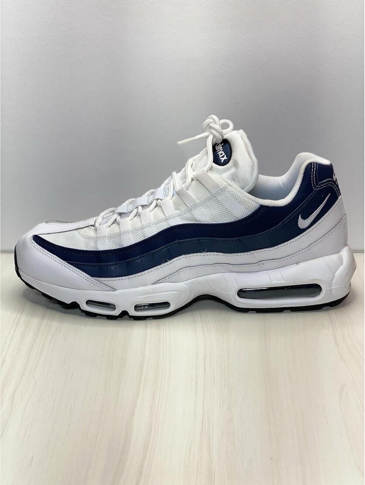 Nike Air Max 95 Essential White Midnight Navy Size 13